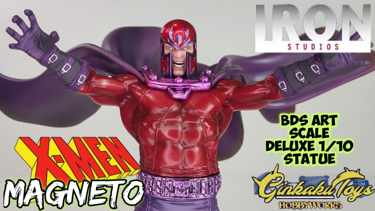 Iron Studios Magneto Deluxe X Men Marvel Comics BDS Artscale 1/10 Statue UNBOXING and COMPARISON
