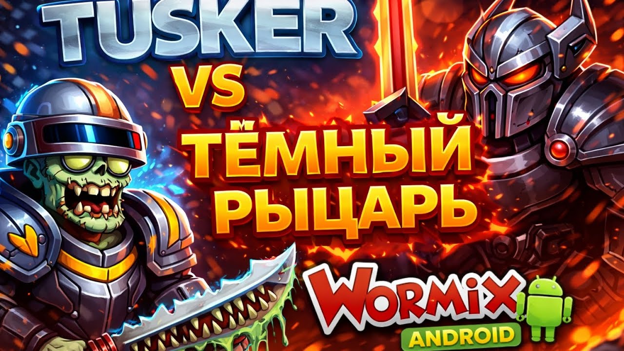 TUSKER vs Тёмный рыцарь | Wormix Android