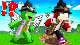 DIRT ELEMENTAL Speedrunner VS AIR ELEMENTAL Hunter : JJ Maizen vs Mikey in Minecraft!