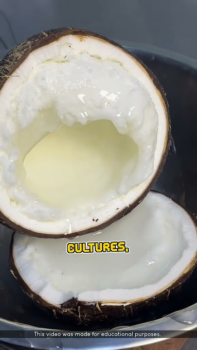 The Coconut That Turns Into Jelly Naturally! 🥥