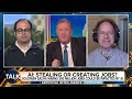 Jeremy howard and joshua browder discuss ai  jobs with piers morgan