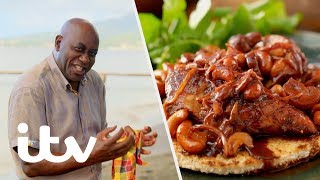 How To Make Dominican Calypso Chicken With Cassava Bread | Ainsley's Caribbean Kitchen | ITV