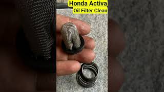Activa Oil Filter Cleaning