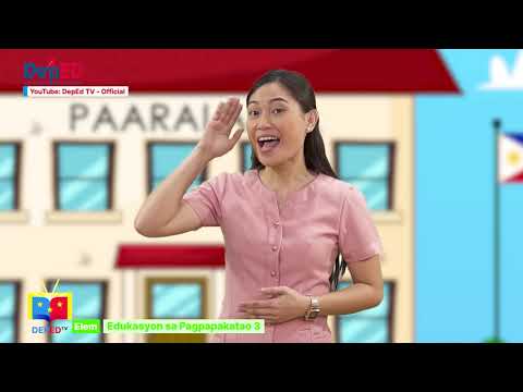 GRADE 3 ESP QUARTER 1 EPISODE 5 (Q1 EP5): Pamantayan ng Mag anak Ating Sundin