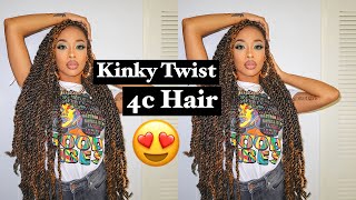 Easy Butt Length Kinky Twist! - ft X-Pression Twisted Up Springy Afro Twist