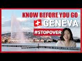 Geneva 24 Hours WATCH THIS before you go! Travel Mistakes and How to Avoid them Geneva Travel Tips