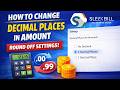 How to Change Decimal Places in Amount in Sleek Bill Online Round Off Settings