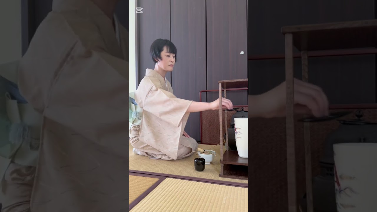 桑小卓 二飾り#茶道 #表千家茶道 #お点前 ##short#japaneseculture