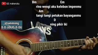 Kunci Gitar NGAWI NAGIH JANJI - Denny Caknan & Ndarboy Genx | Mudah Untuk Pemula