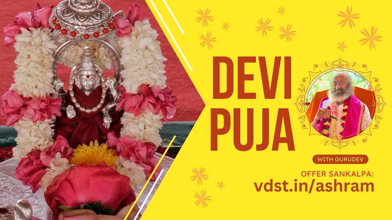 Devi Puja With Gurudev | 22 Aug 2025 | Live From VDS Bangalore Ashram