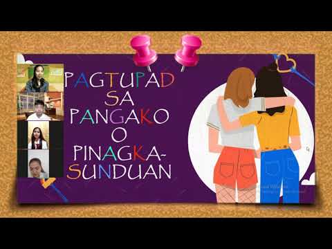 ESP 6- PAGTUPAD SA PANGAKO O PINAGKASUNDUAN