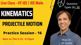 JEE Advanced & JEE Main | Practice Questions | Kinematics Session 16  | Vikas Sir (IIT Delhi)