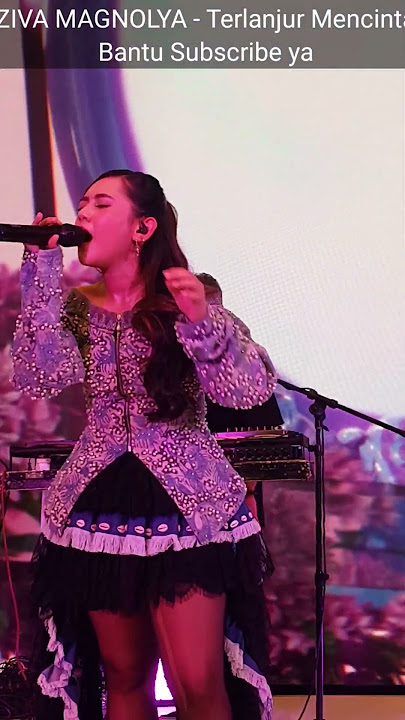 Fancam Ziva Magnolya Bawain Lagu Terlanjur Mencinta live di mall Lippo Nusantara