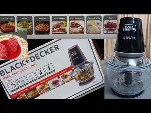 Black & Decker Multifunction Glass Chopper