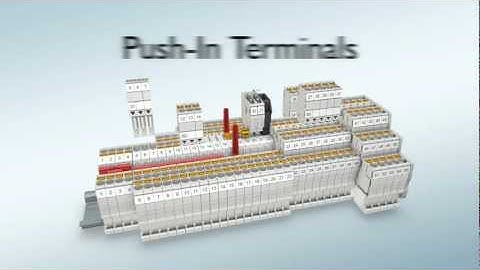 Phoenix Contact "Push-in Technology" terminals