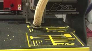CNC Router - Visual Tool Control - Foam Tool Insert Pad - Tool Control
