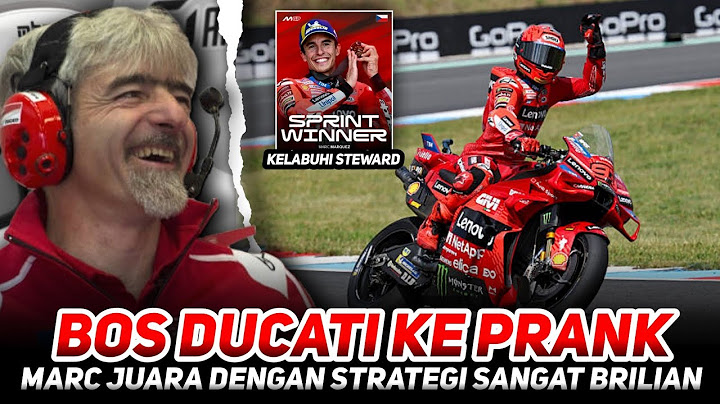Marc Marquez juara🏆Bos Ducati kena PRANK Strategi brilian marc kelabuhi Steward demi aman kan podium