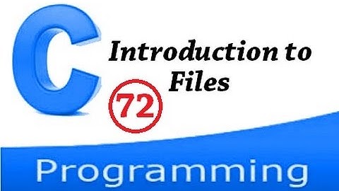 File handling in c programming
