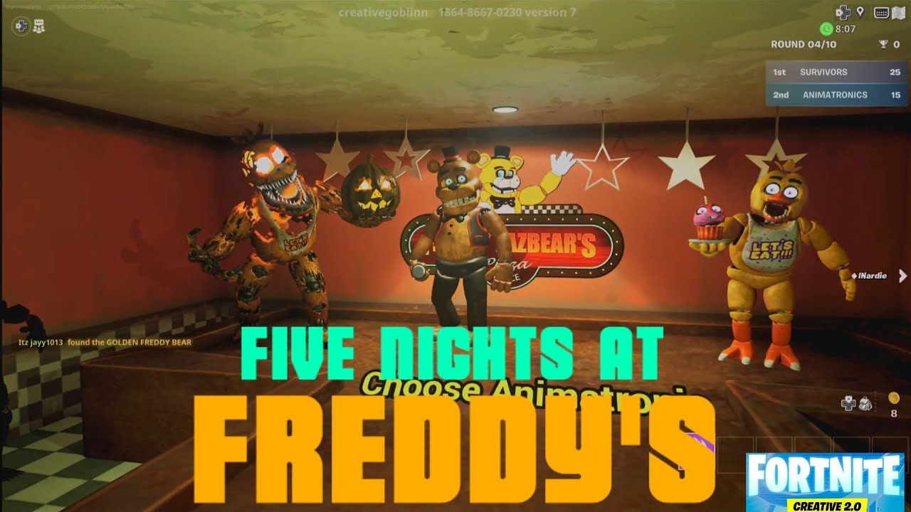 Five Nights at Freddy's is in Fortnite and it's Scary! 