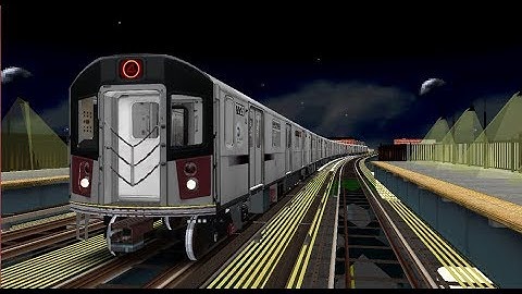 OpenBVE: R142A (4) Train Testing On Jerome [Via Express]