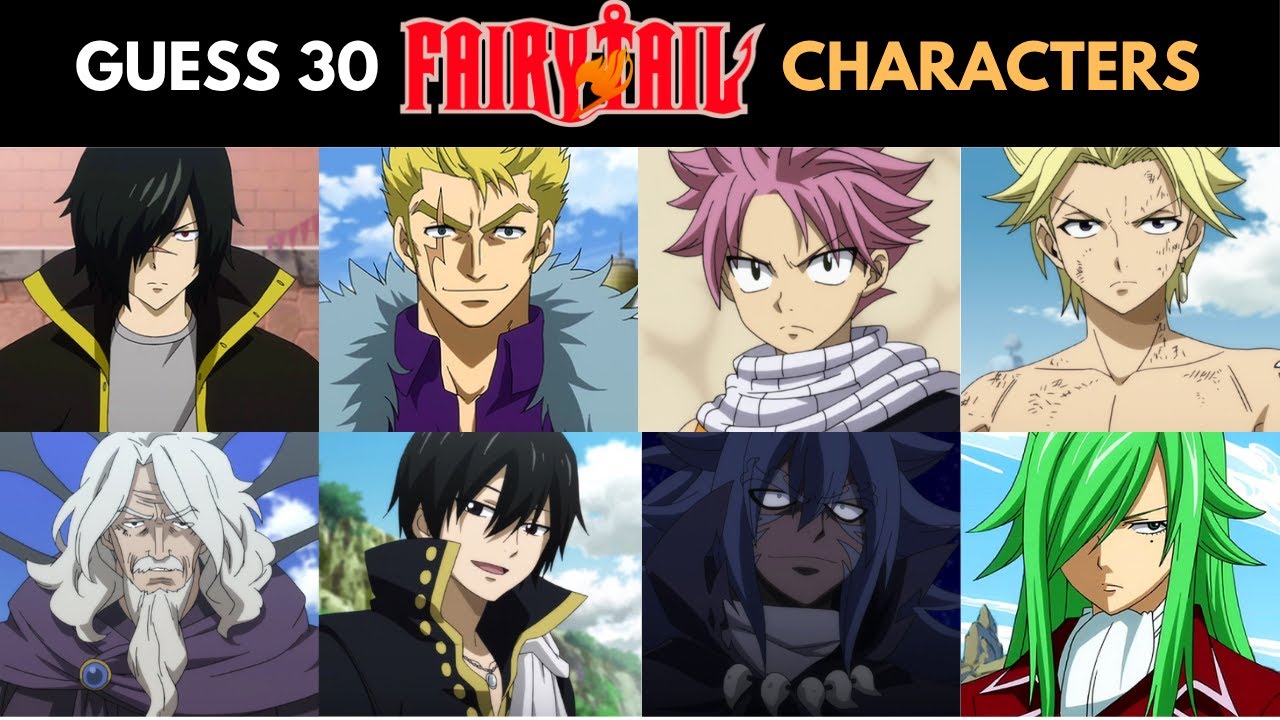 Fairy Tail Character Challenge! Name Them From the Hints 🔮