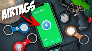 Apple AirTags 4 Pack Unboxing, Setup \& First Impression: NEVER Lose Your Things 💡 | Raymond Strazdas