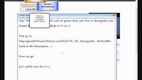 Gta San andreas Downgrader