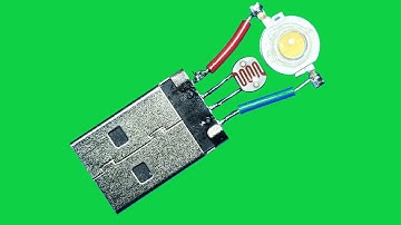Make an Automatic Light Sensor with USB 5 Volt DC