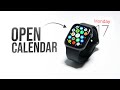 How to Open Calendar in Apple Watch with Fist Clench (explained)