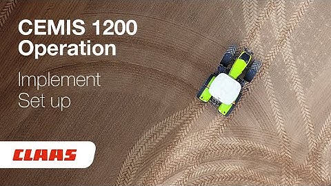CEMIS 1200 Implement Set up