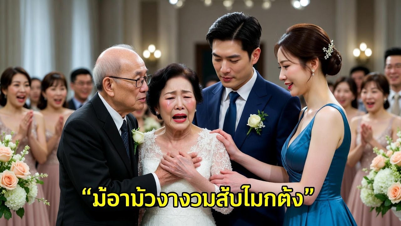 แม่ผัวไม่ให้สะใภ้พูดในงานแต่ง  ความลับสุดช็อกที่ถูกเปิดโดยประธานใหญ่ 