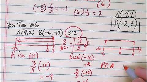 12:2 Subdividing a Segment in a Given Ratio