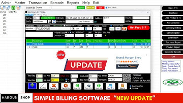 Simple Billing Software Lifetime Validity for all bussiness Type - New Update  #billingsoftware