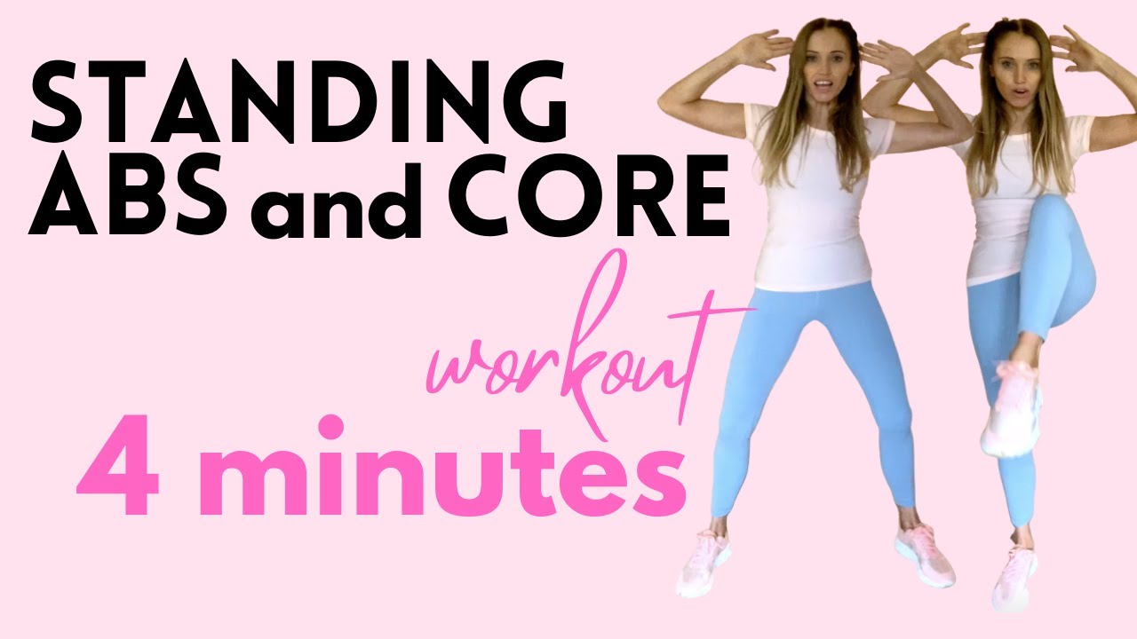 Standing Abs Workout Core Workout Easy To Follow At Home Abs