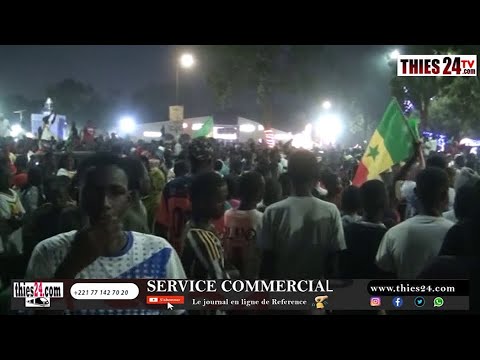 Victoire du Sénégal sur l'Egypte, folle ambiance de fête à la promenade des Thiessois