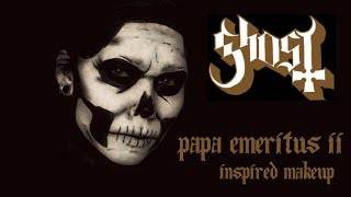 PAPA EMERITUS II - Ghost || Inspired Makeup Tutorial + Chat