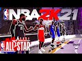 2021 NBA ALL-STAR GAME! TEAM LEBRON vs. TEAM DURANT! NBA 2K21 BEST BUILDS