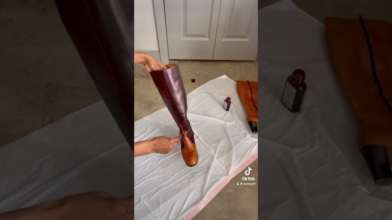 giving my boots a second life 🤍 