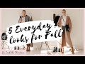 5 EVERYDAY LOOKS FOR FALL // WHAT TO WEAR? // Autumn outfit Ideas