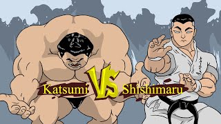 Katsumi vs Shishimaru (Кацуми против Шишимару)