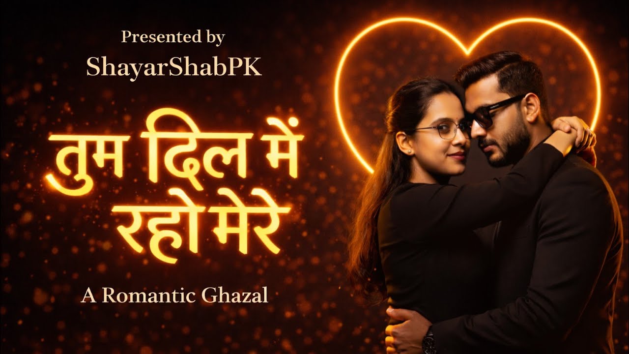 Tum Dil Mein Raho Mere | Emotional Hindi Urdu Ghazal | Heart Touching Poetry | ShayarShabPK