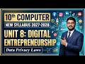Data Privacy Laws | Regulatory Awareness | 10th Computer Unit 8 Digital Entrepreneurship