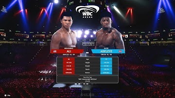 MUHAMMAD ALI vs DAVID ADELEYE | Virtual Boxing Match | Undisputed Gameplay