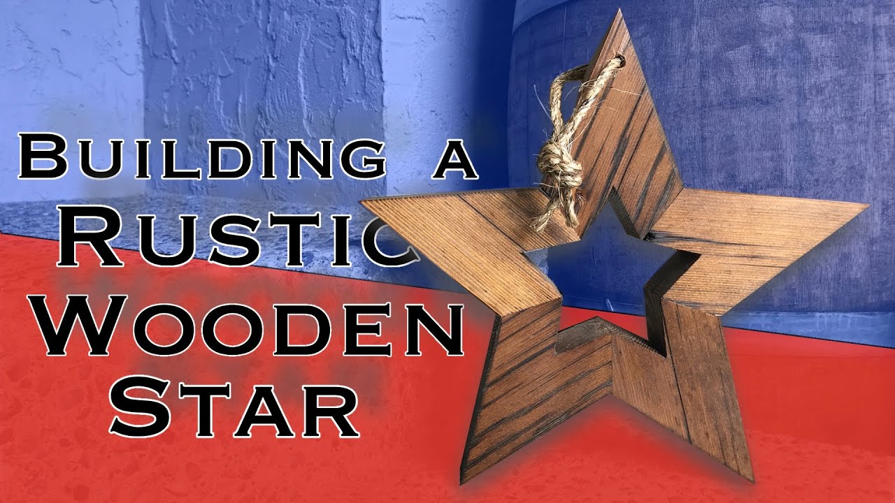 Measurements and angles for making wooden stars