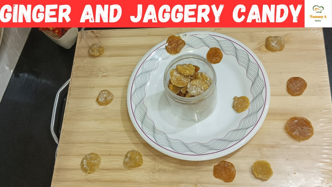Homemade Ginger cough candy cough home remedycough, cold and flu