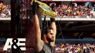 Seth Rollins' Heist of the Century & Undertaker vs. Triple H | WWE's Greatest Moments | A&E