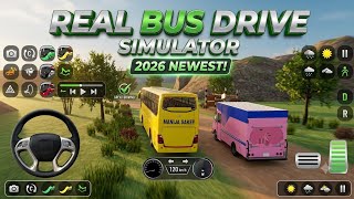 Real Bus Drive Simulator 2026 🚍 New Offroad Bus Gameplay | Ultra Graphics Android screenshot 2