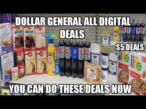 DOLLAR GENERAL ALL DIGITAL DEALS| YOU CAN DO THESE DEALS