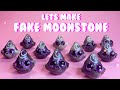 Making fake moonstone