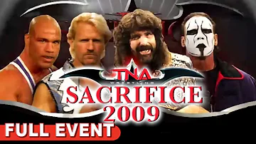 TNA Sacrifice 2009 | FULL PPV | World Champion Mick Foley vs. Sting vs. Kurt Angle vs. Jeff Jarrett